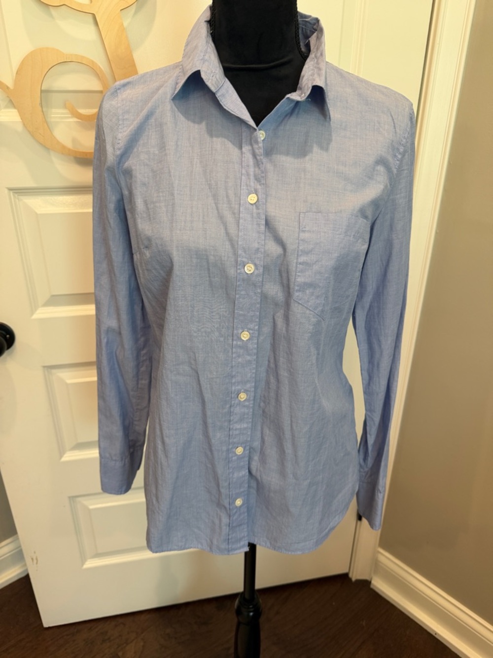 Women’s Light Blue Dress Shirt - Classic Button-Down